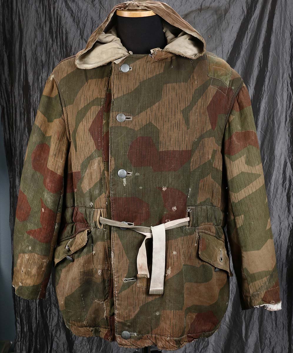 Army/LW Reversible winter parka in reversed splittertarn camouflage