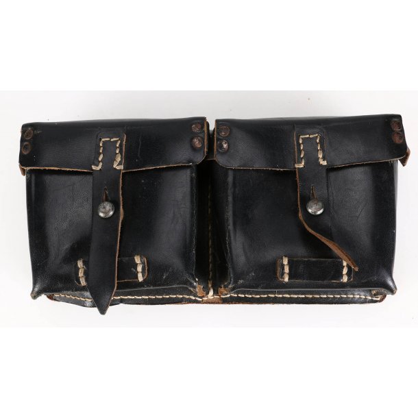 G43 black leather ammo pouch German WW12 Equipment and Misc