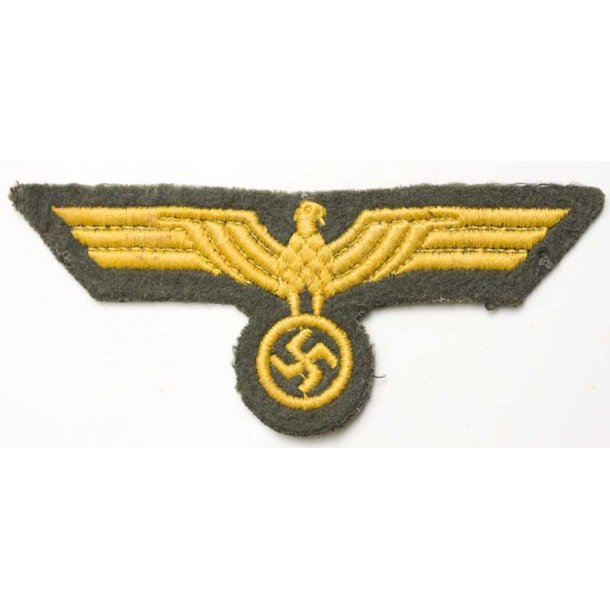 Kriegsmarine Coastal artillery EM/NCO breast eagle - German WW1-2 Cloth ...