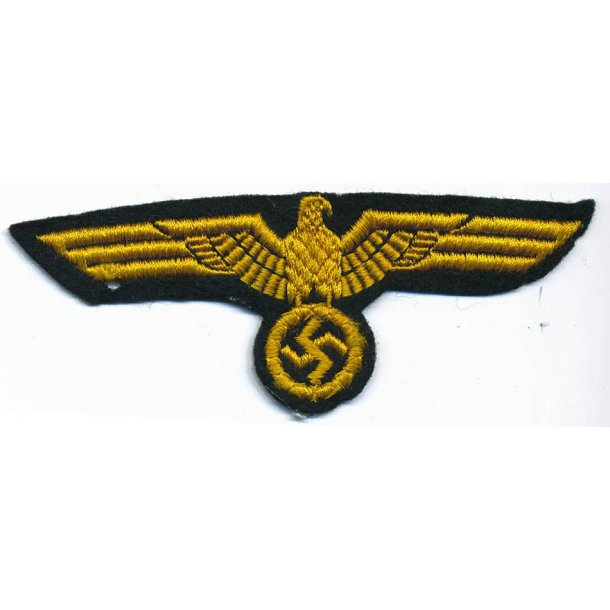 Kriegsmarine Coastal artillery EM/NCO breast eagle - German WW1-2 Cloth ...